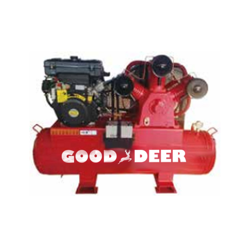 Compressore d'aria a pistone mobile diesel per miniere