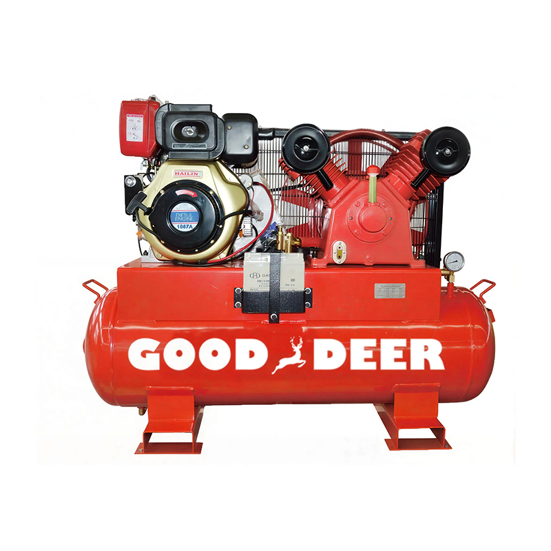 Compressore d'aria diesel ad avvio manuale